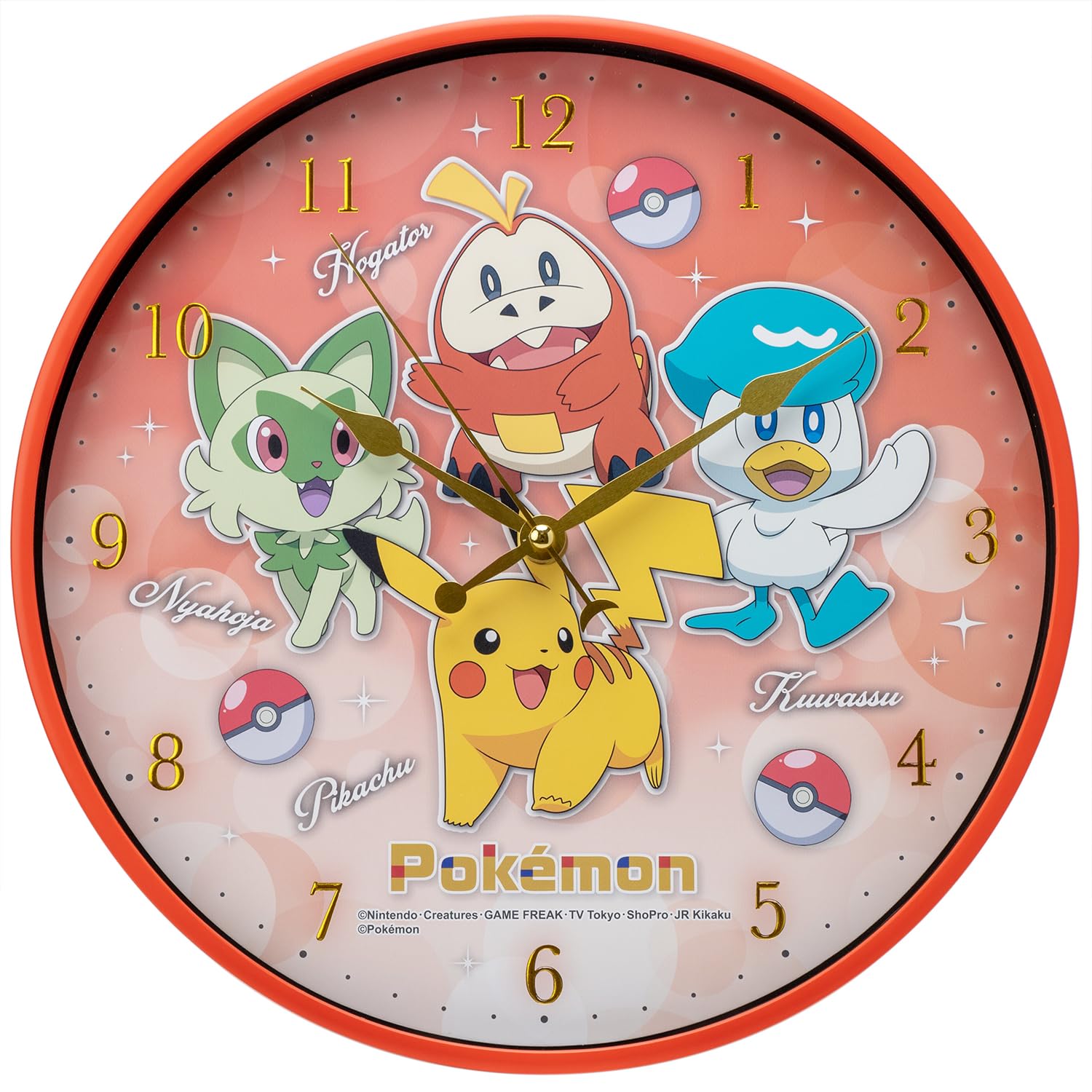 Amazon.co.jp: ティーズファクトリー 掛け時計 ポケットモンスター