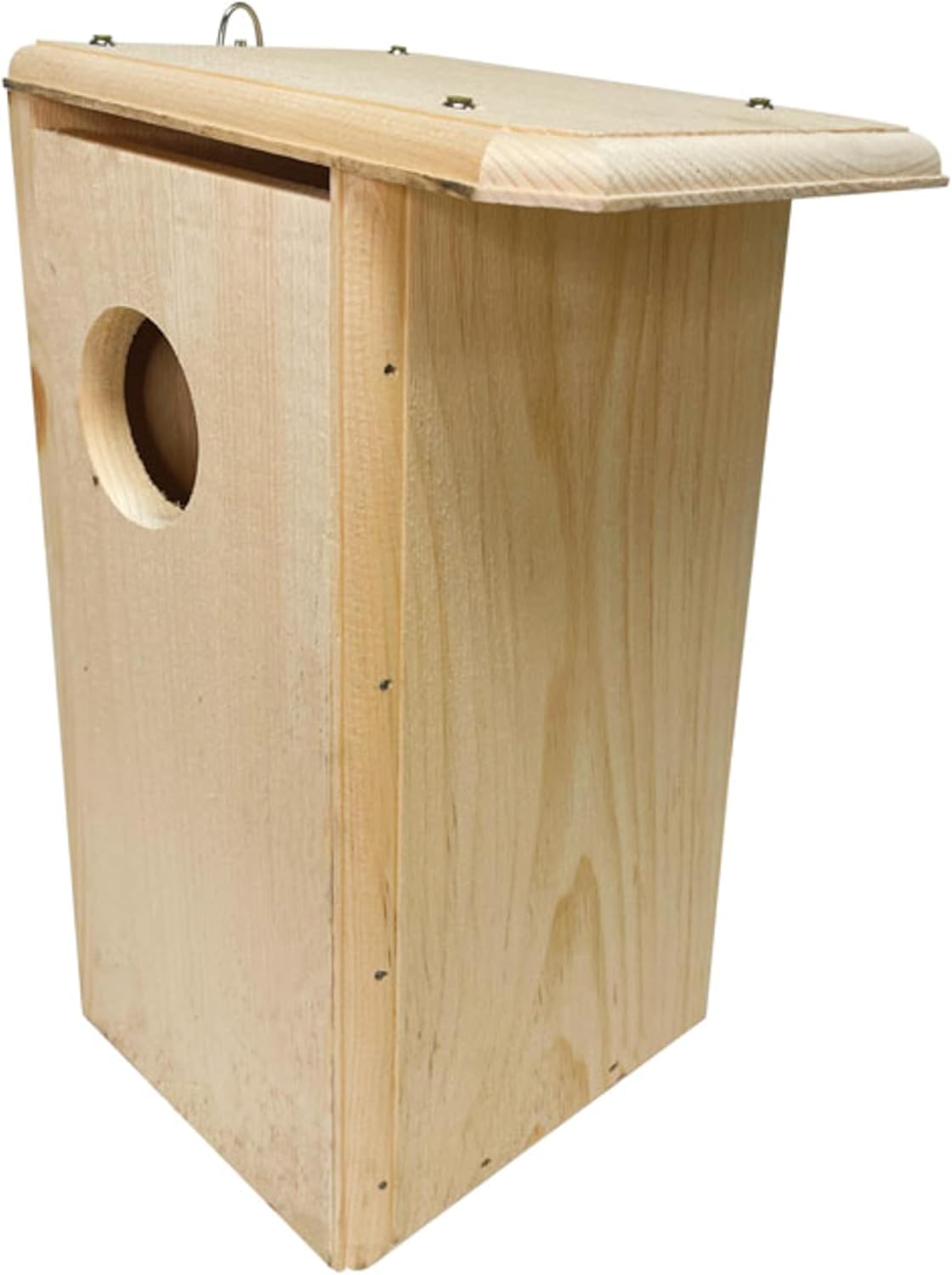 Squirrel House – Handcrafted Eastern White Pine Nesting Box – Outdoor Shelter for Squirrels, Winter Protection & Year-Round Habitat – Eco-Friendly, Made in Maine from Sustainably Sourced Wood