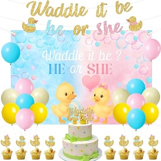 Pig Birthday Decorations, Pink Pig Theme Birthday Party Supplies Set Include Banner, Backdrop, Balloons, Cake Toppers and Cupcake Toppers for Party Decorations