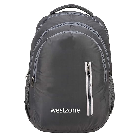 The Westzone School office regular waterproof rain cover laptop bag Hi storage college 25 L Backpack 25 L Laptop Backpack (Grey CT1)