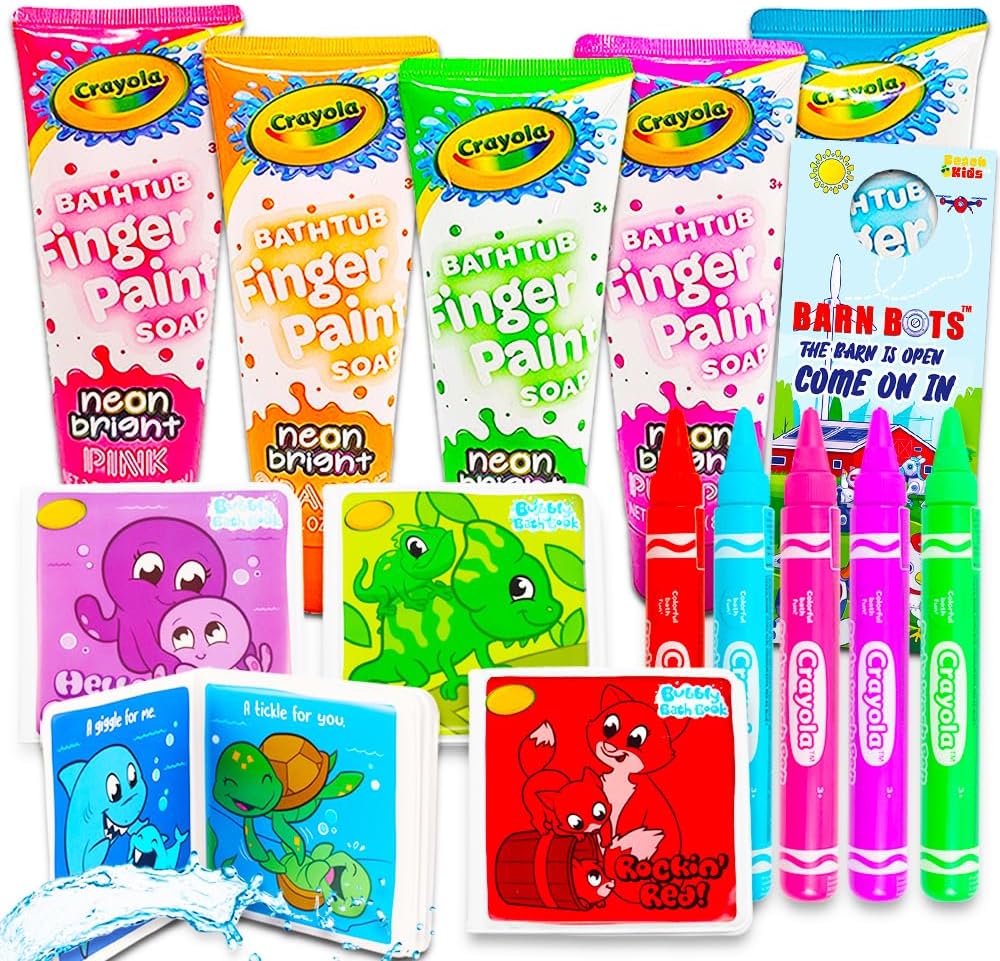Crayola Bath Super Set Bath Paint Soap, Bath Pens, Maldives Ubuy
