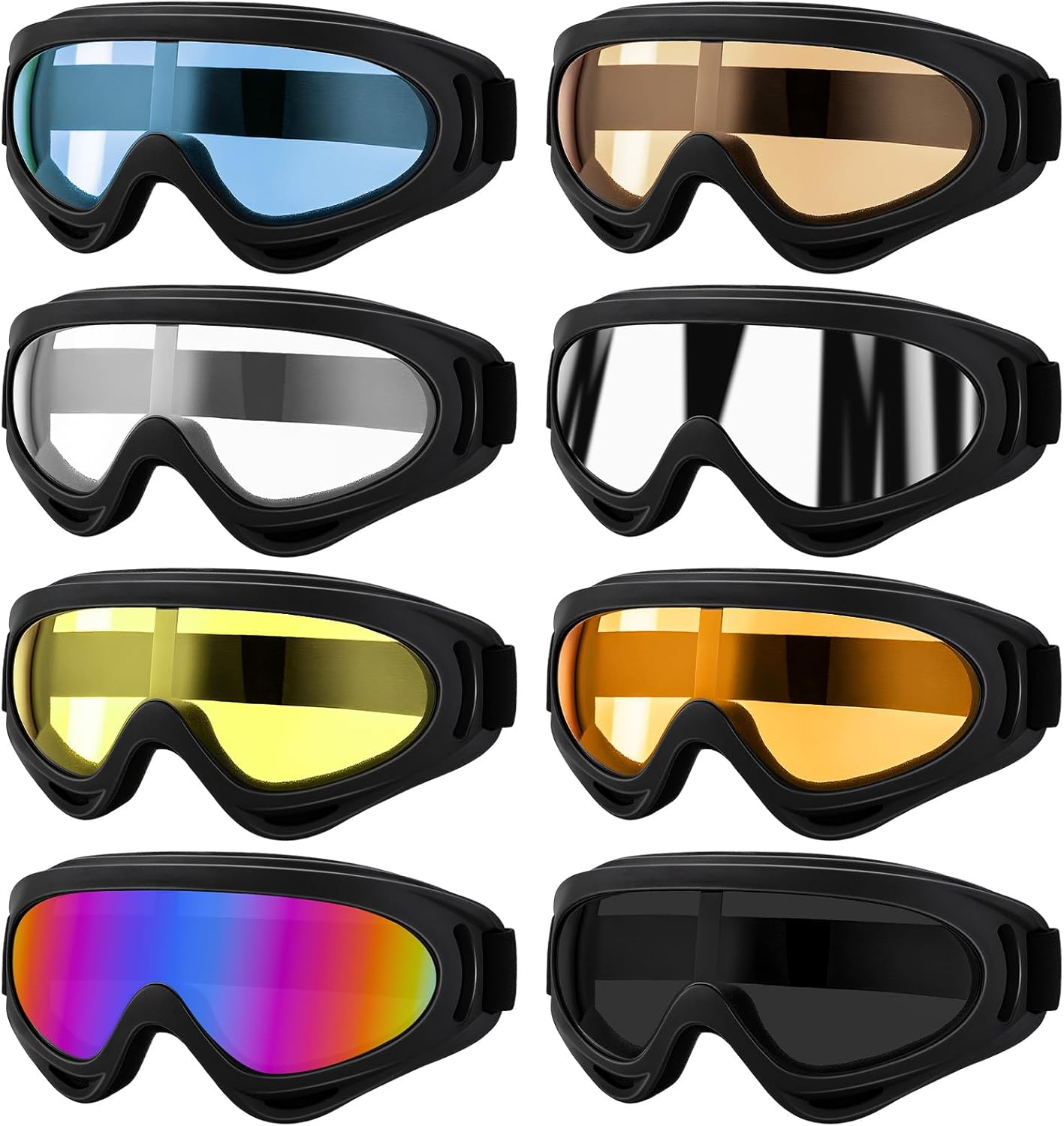 Ski Goggles, Snowboard Goggles for Men Women Kids, Skiing Snowboard Motorcycle Glasses for Adult Youth