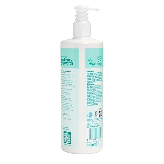Childs Farm, Baby Lotion for Sensitive Skin, Moisturizer for Dry Skin, 16.9 oz, Lightly Fragranced, Vegan, Cruelty-Free