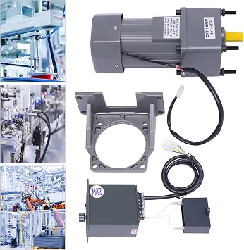 110V 5K AC Gear Motor 250W Electric Single-Phase Motor Speed Reduction Controller Adjustable Variable Speed Large Torque 0-270 RPM/min