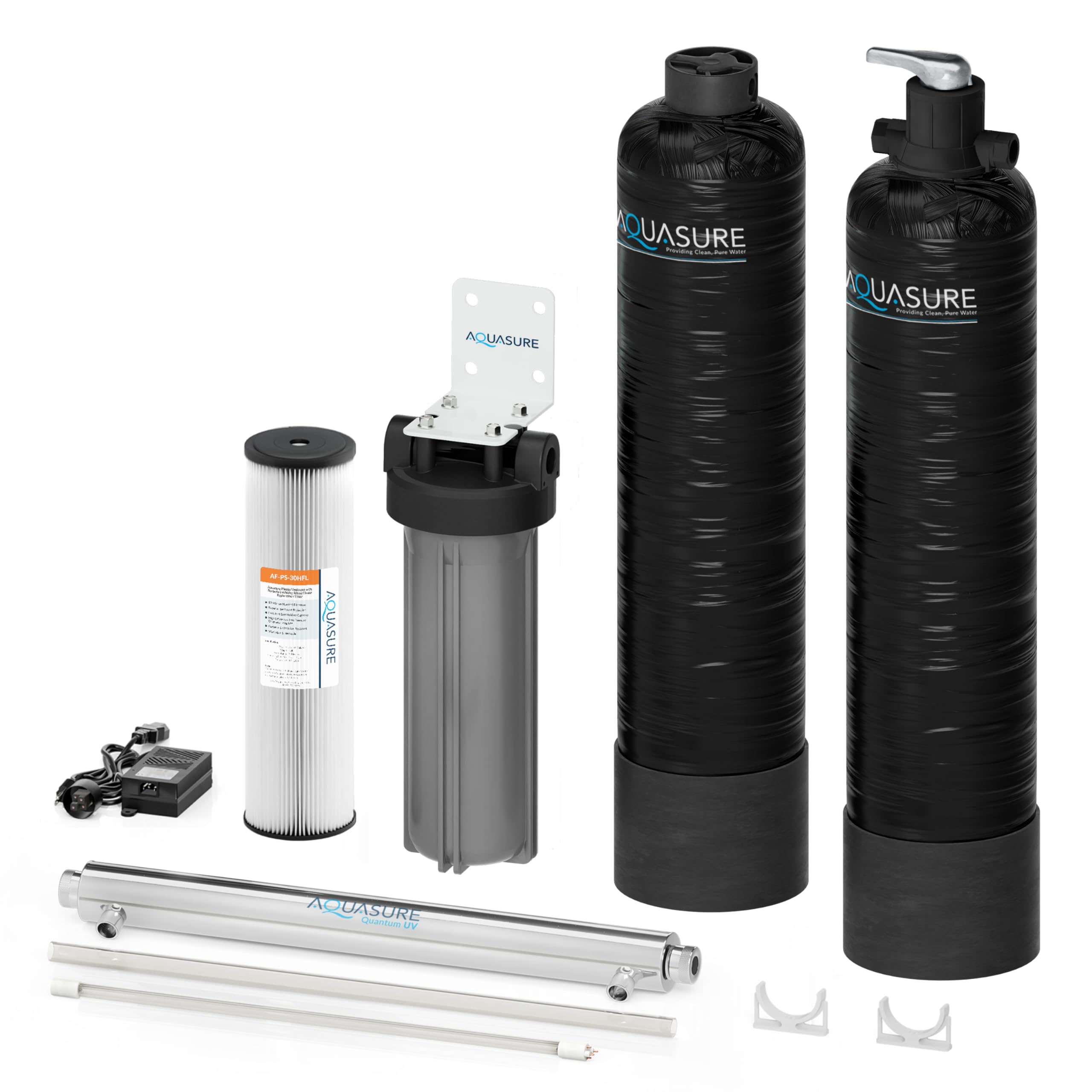 Aquasure Serene Lite Whole House Water Conditioner System installed