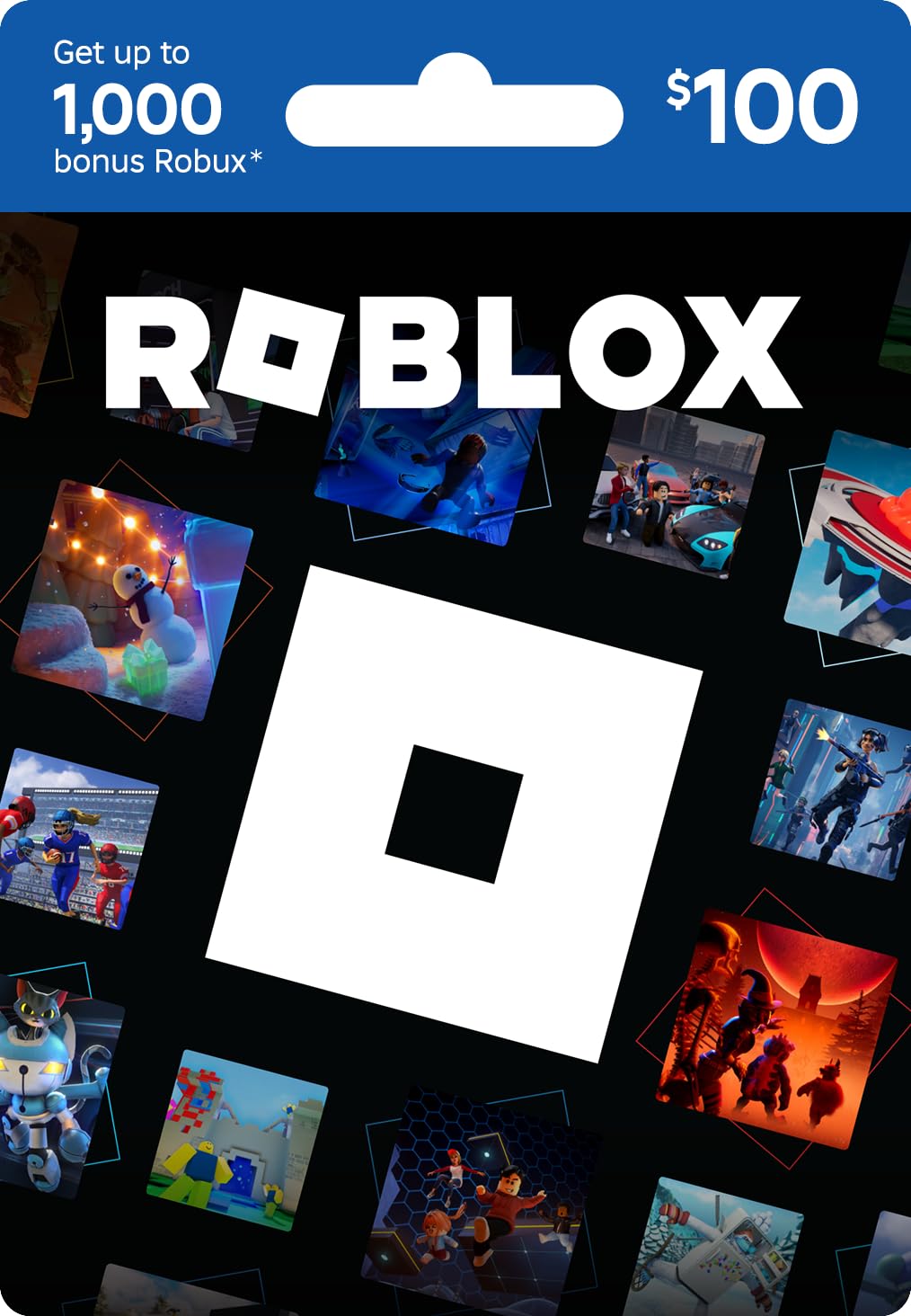 Roblox Physical Gift Card [Includes Free Virtual Item] [Redeem Worldwide] - $100