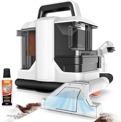 Máquina limpiadora portátil de alfombras, potente limpieza de manchas profundas para sofá, mascotas, asientos de automóvil, tapicería y muebles, con