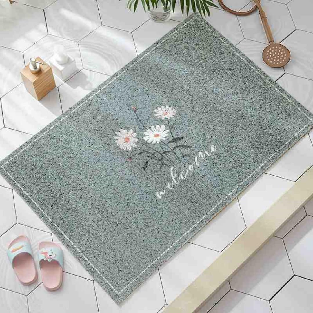 SSDDLZEQ High-end Botanical Rubber Loofah Mat For Shower(Green,60x90cm)