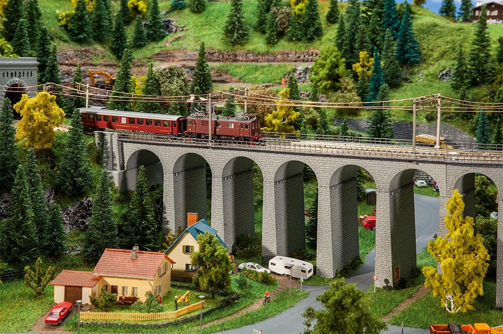 Faller 222599 Twin Track Straight Viaduct Kit II