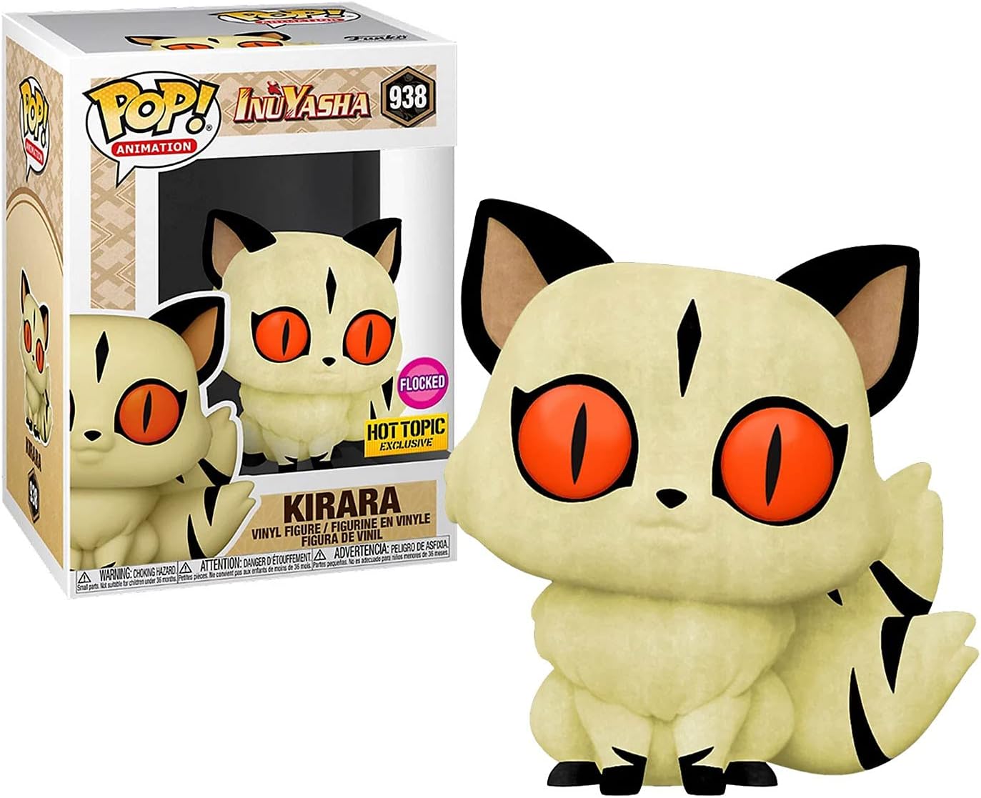 Funko Inuyasha Pop! Animation Kirara (Flocked) Vinyl Figure Hot Topic Exclusive Multi None