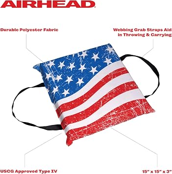 Airhead Type IV Throwable Cushion American Flag