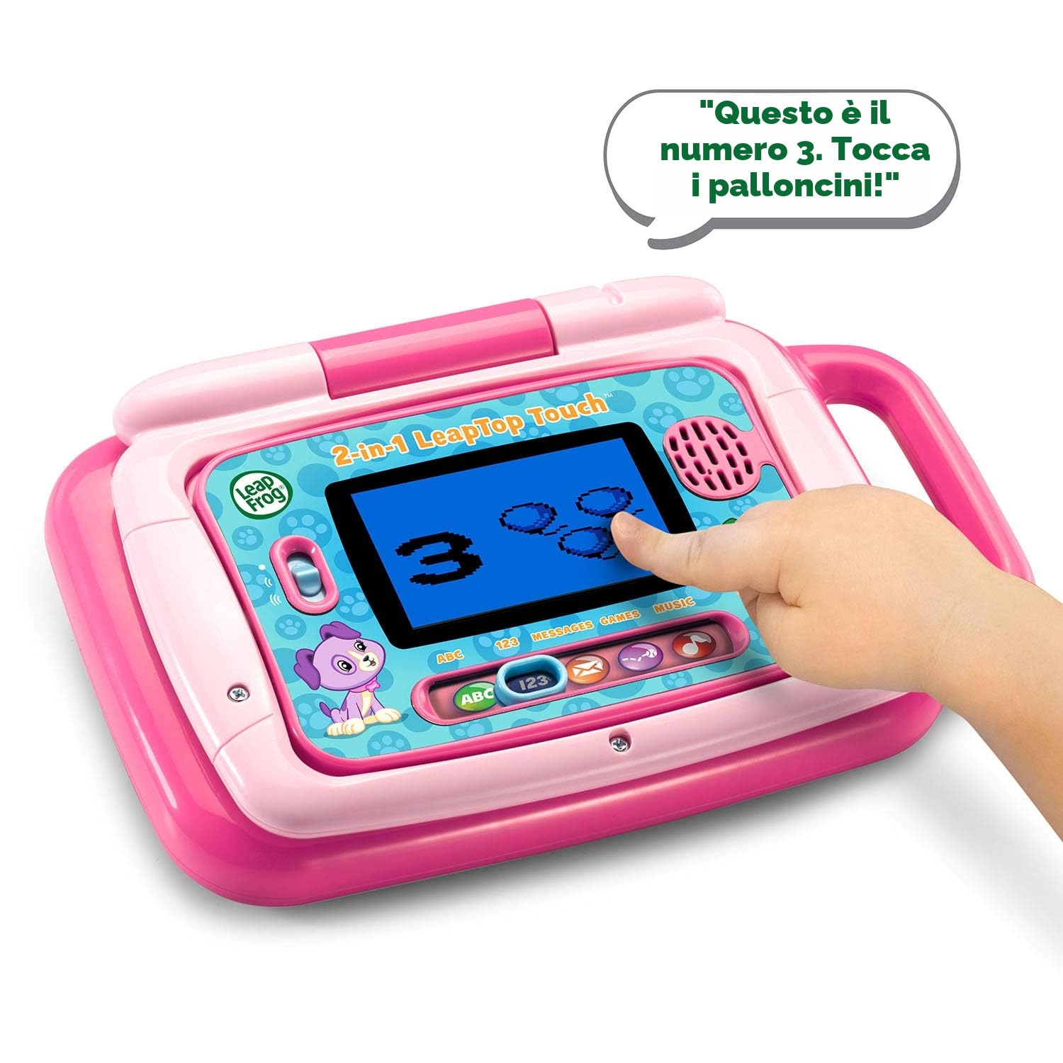 LeapFrog 2-in-1 LeapTop Touch, Pink