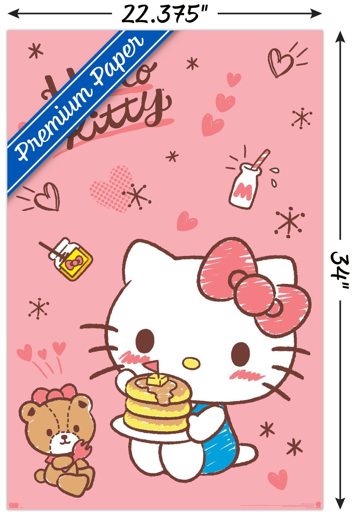 Amazon.com: Trends International Hello Kitty: 25 Snack Time