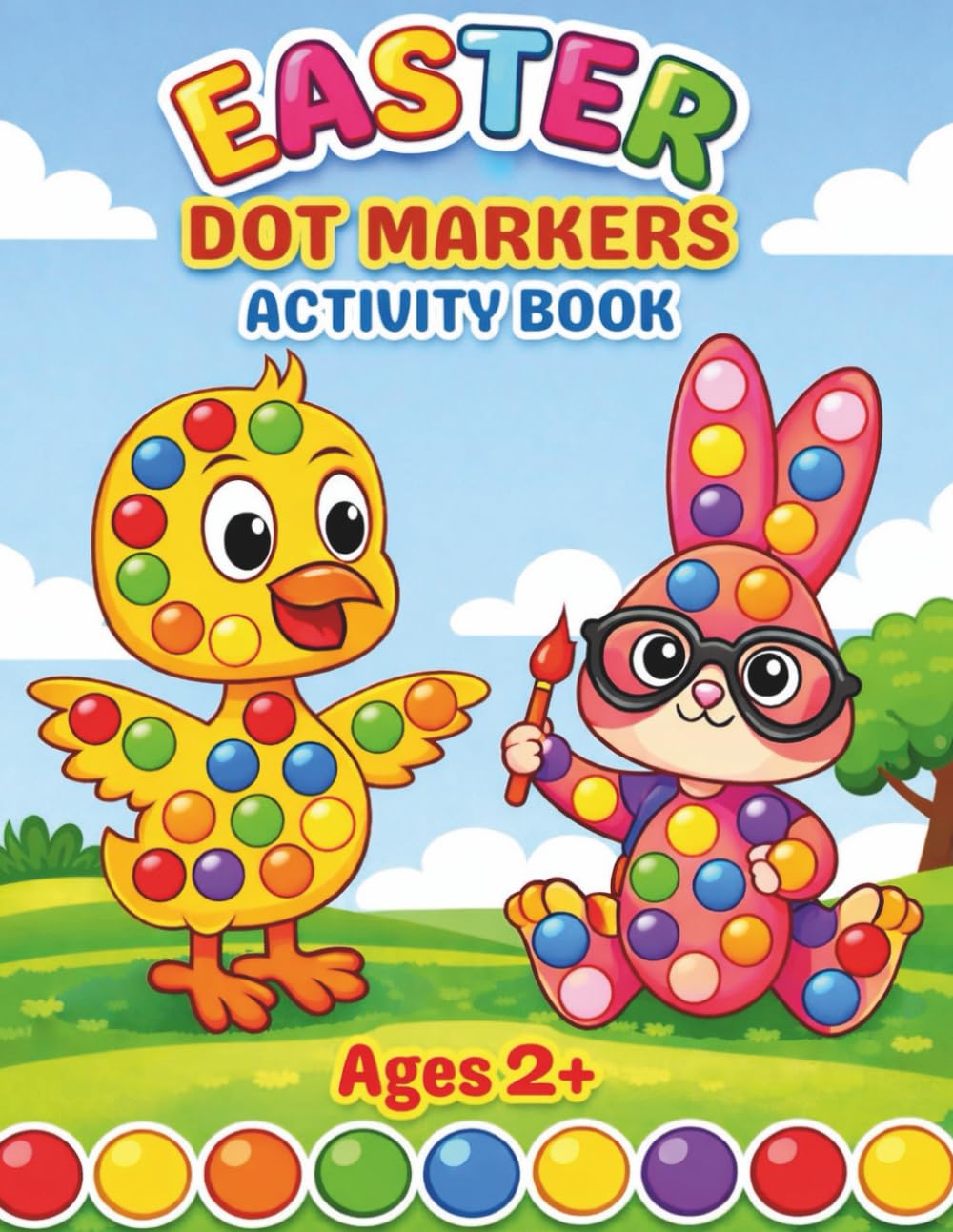 Easter Dot Marker Coloring Book for Kids Ages 2–4: Big Dot Do-A-Dot Activities for Toddlers & Preschoolers Ages 2–4 | Easter Learning Fun (Dot Markers Activity Books)