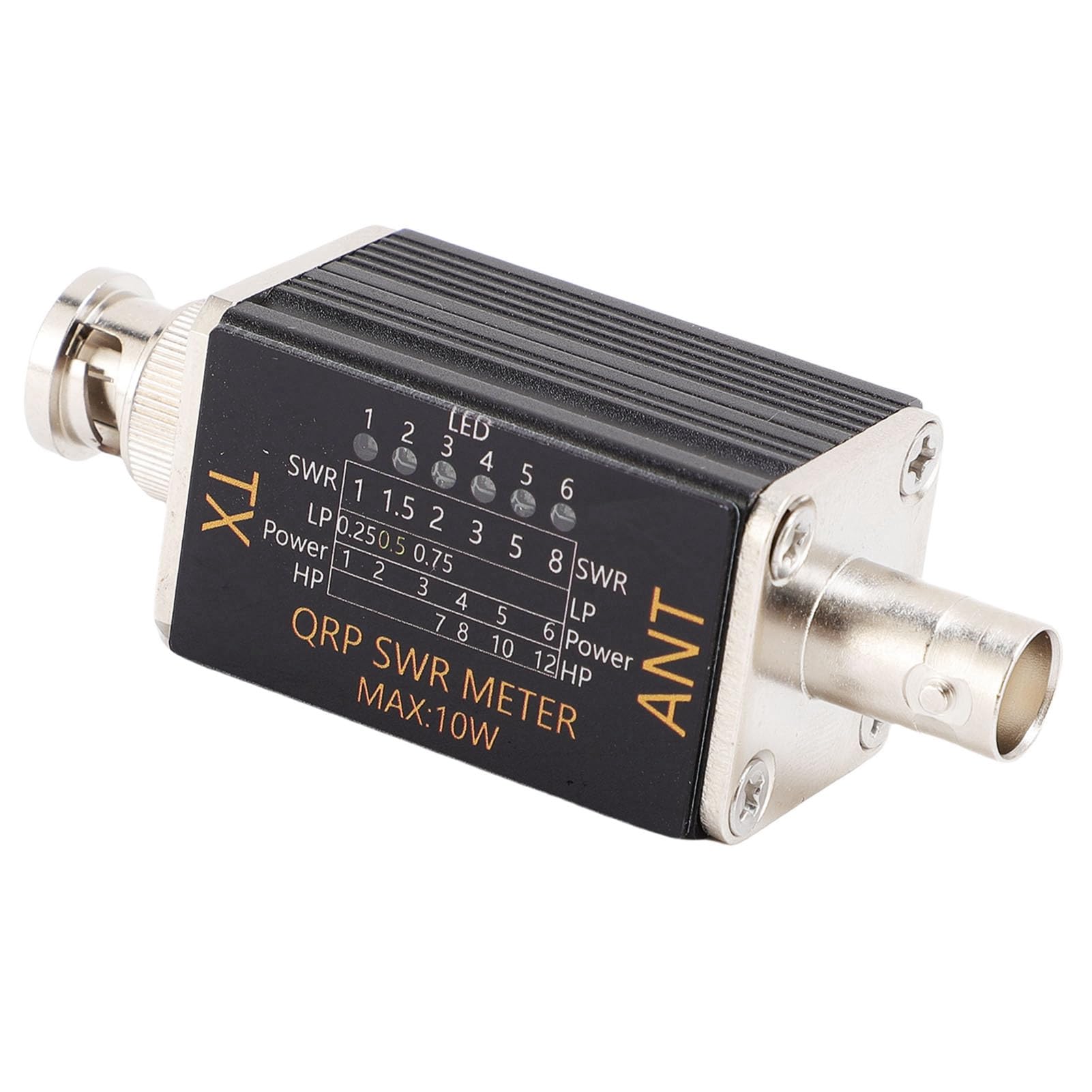 Walfront Miernik SWR BNC 1-30MHz 10W LED Wskaźnik Fali Stojącej z 6