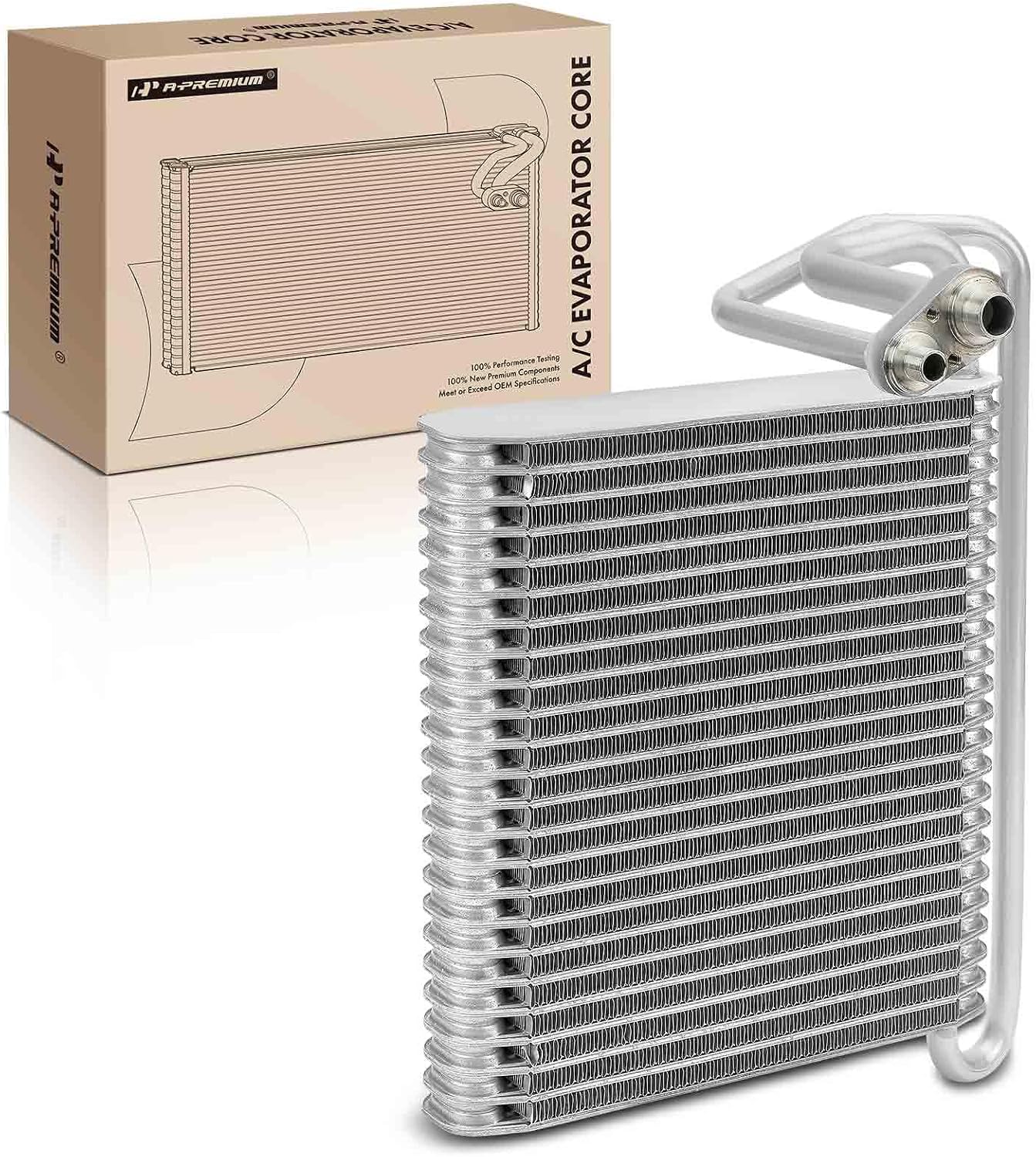 A-Premium AC Evaporator Core Compatible with Ford Fusion 2010-2012 & Lincoln MKZ 2010-2012 & Mercury Milan 2010-2011, with Pressing Plate