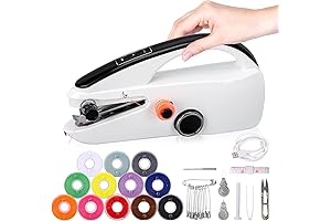 31-Piece Handheld Sewing Machine: Unfaden Your Creativity!