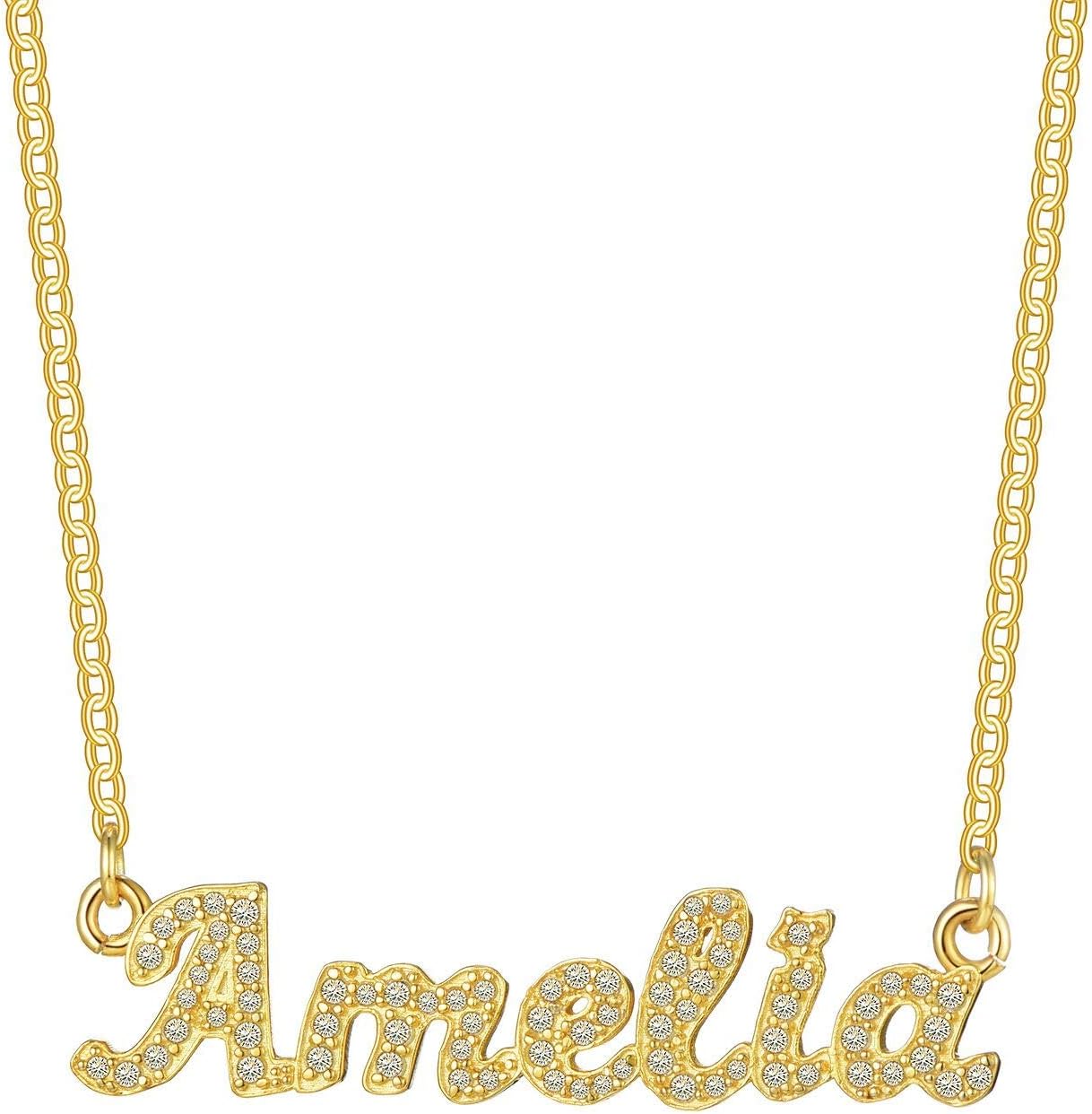 Personalized Name Necklace Custom Any Name Best Gifts for Womens