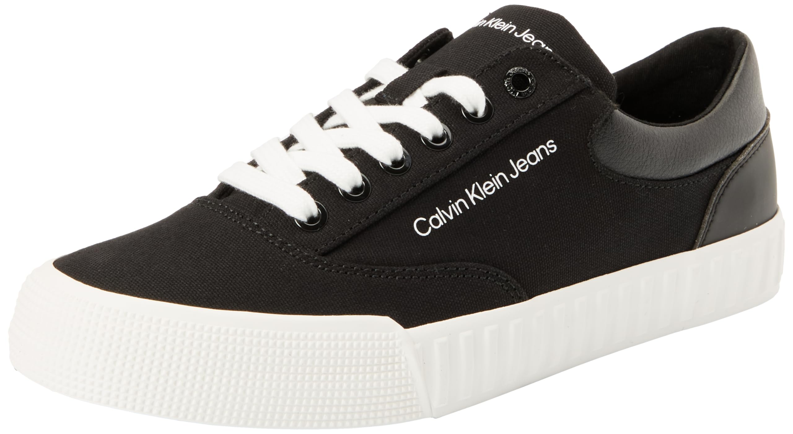 Calvin Klein Jeans Zapatillas sneaker Hombre con cordones, Schwarz (Negro), 44