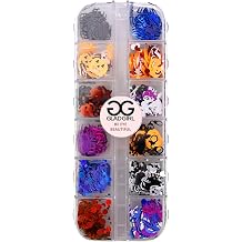 GladGirl Eyelash Decals | Halloween Theme, Lightweight and Long Lasting, Easy to Apply | Apply with Adhesive & Micro Brush