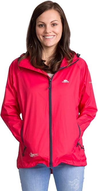 Trespass Womens/Ladies Qikpac Waterproof Packaway Shell Jacket (M) (Moss)