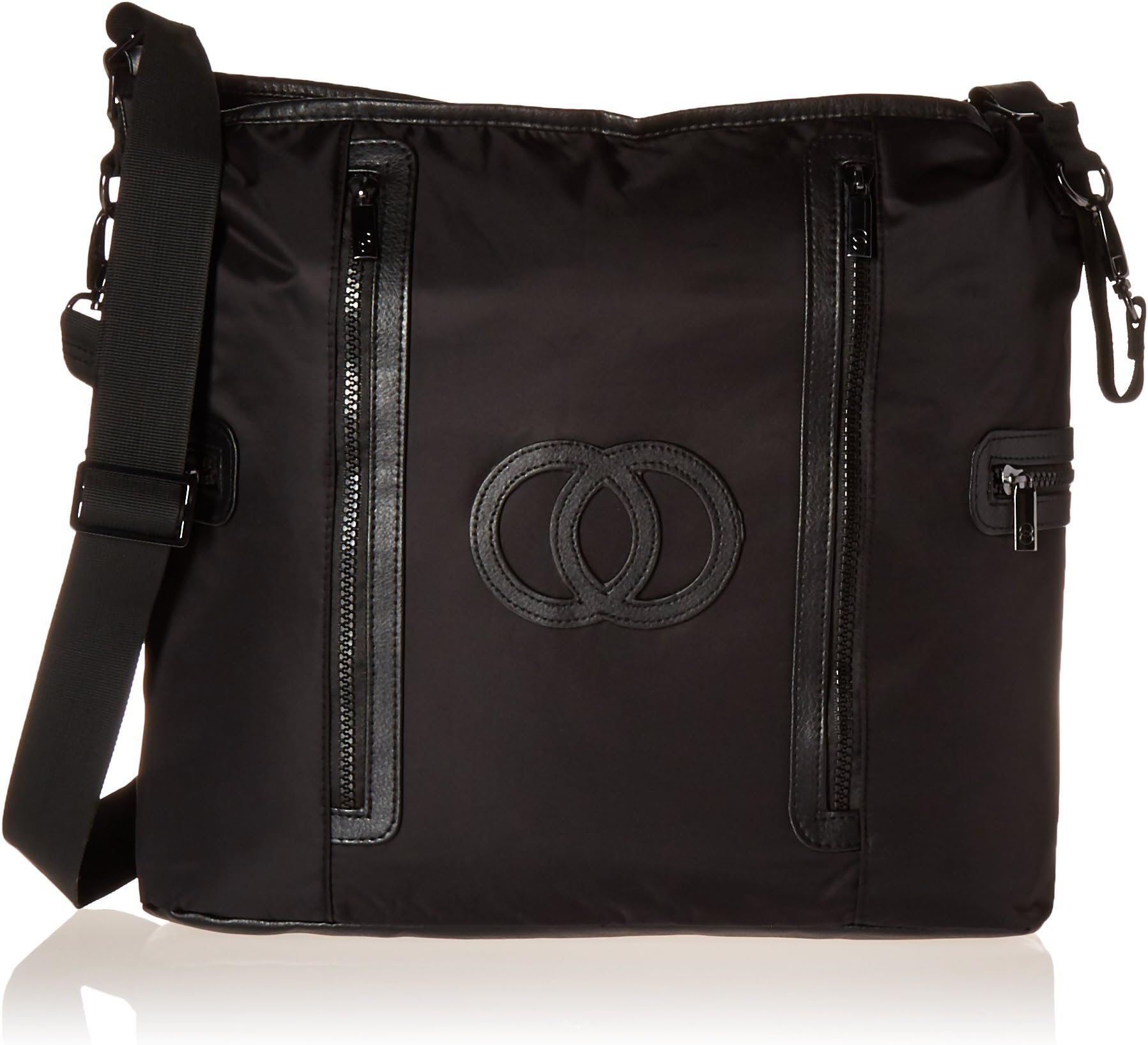 Cozy Coop Black Nylon Diaper Bag