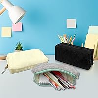 Wide Opening Pen Bag For School, College, Or Travel (Beige