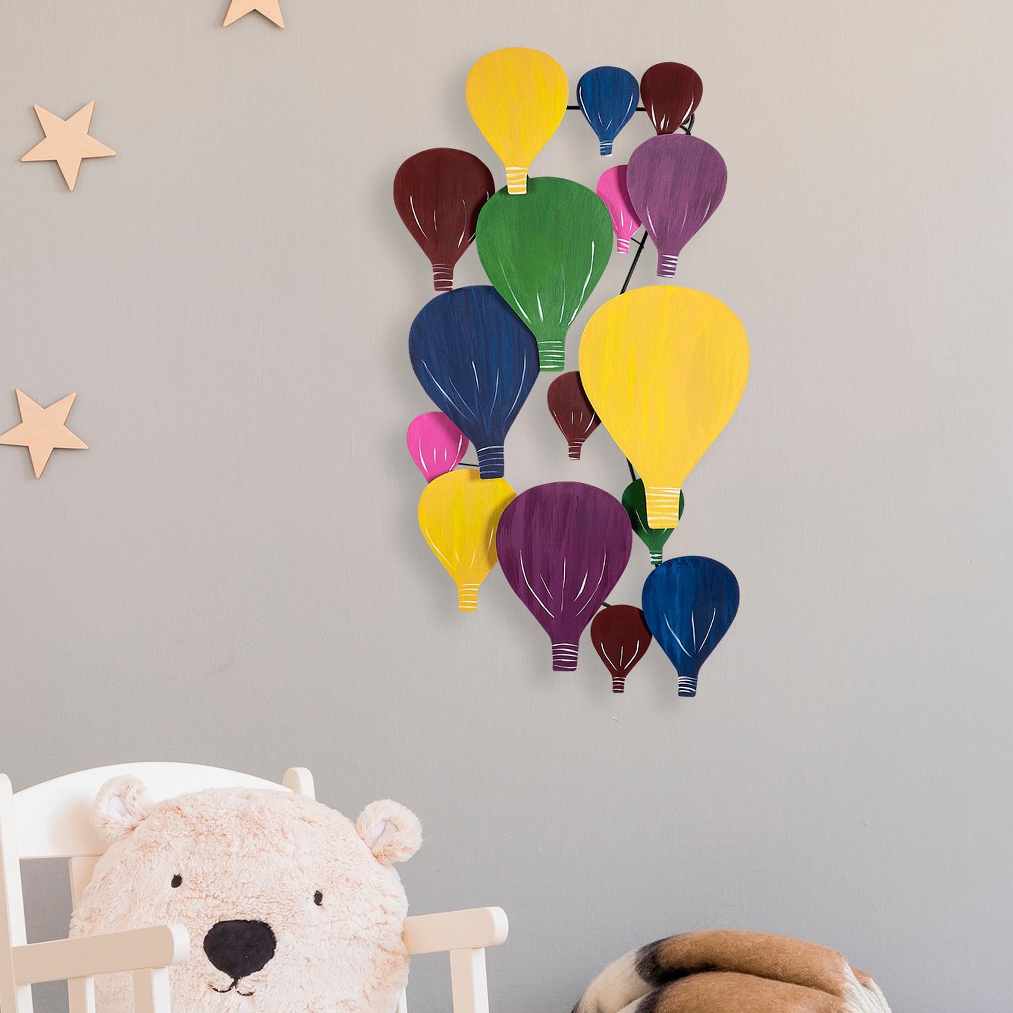 Accessoire mural en métal pour salon moderne déco artistique murale