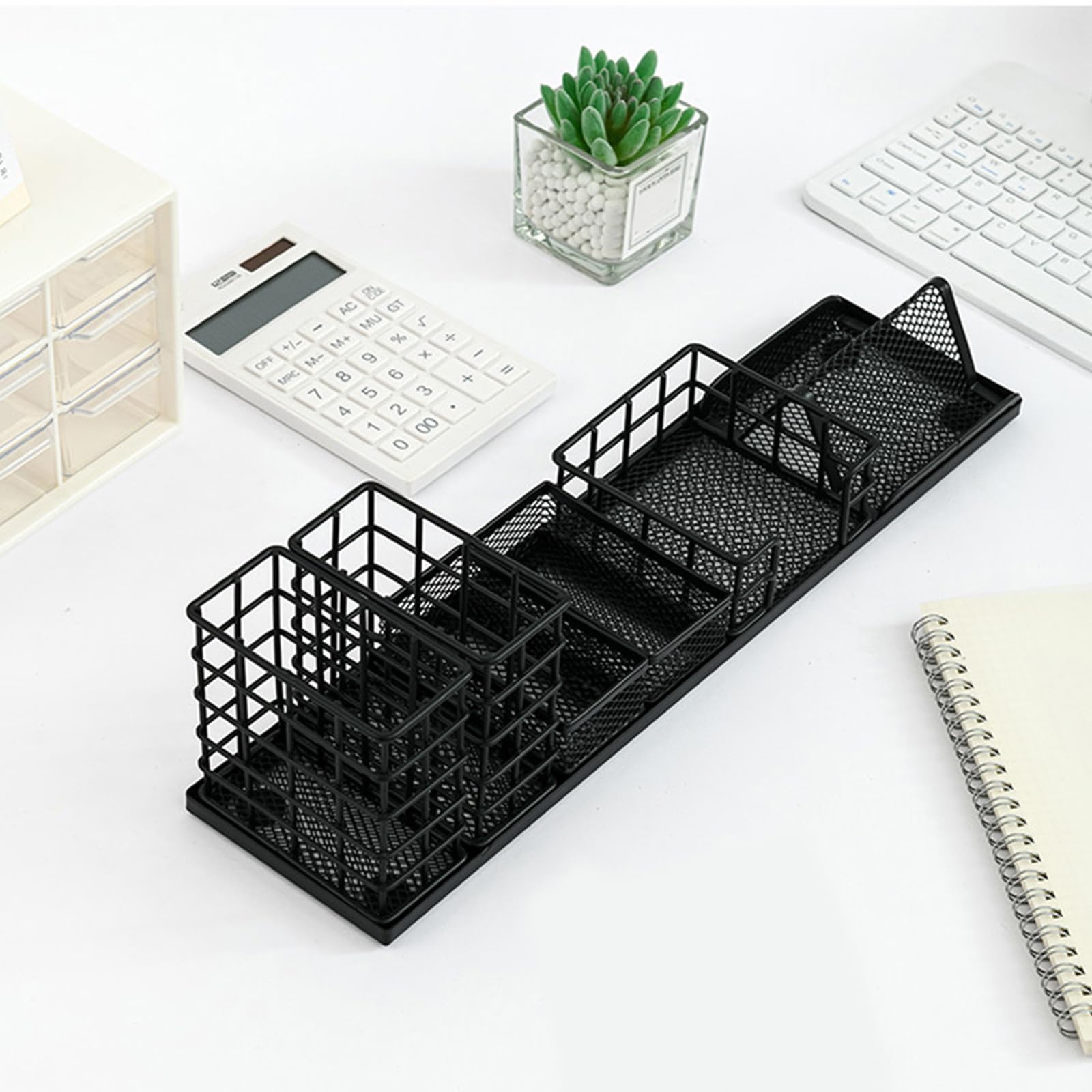 Multifunzionale Combinazione Portapenne Metallo Organizzare Forniture Ufficio Per Studenti Ufficiali Grande Capacità Per Gli Studenti