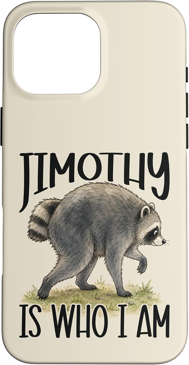 Jimothy The Raccoon Viral Meme Case for iPhone 16 Pro Max