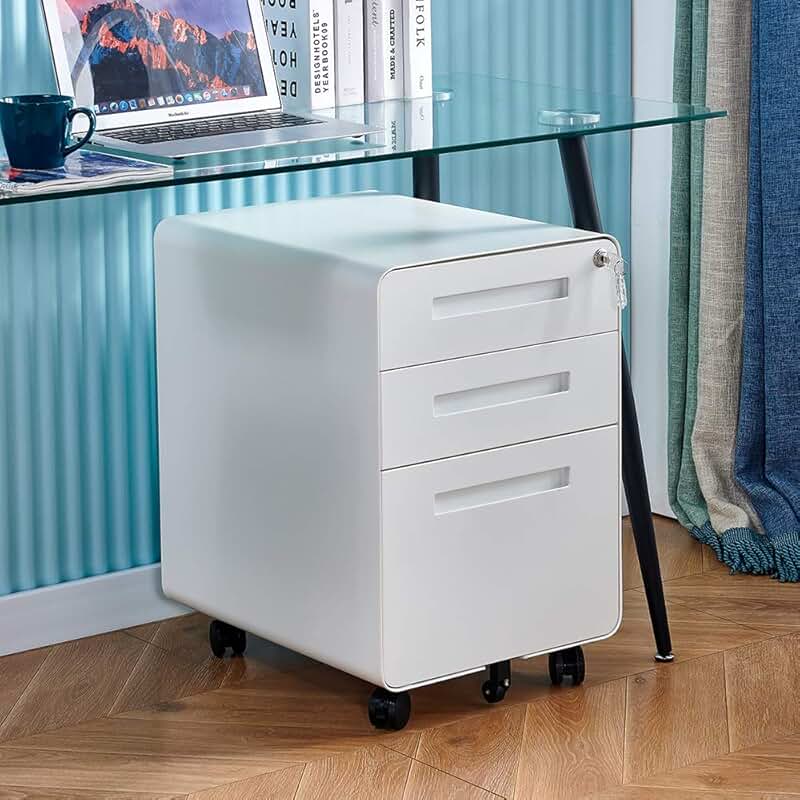 Amazon.co.uk desk with lockable drawer