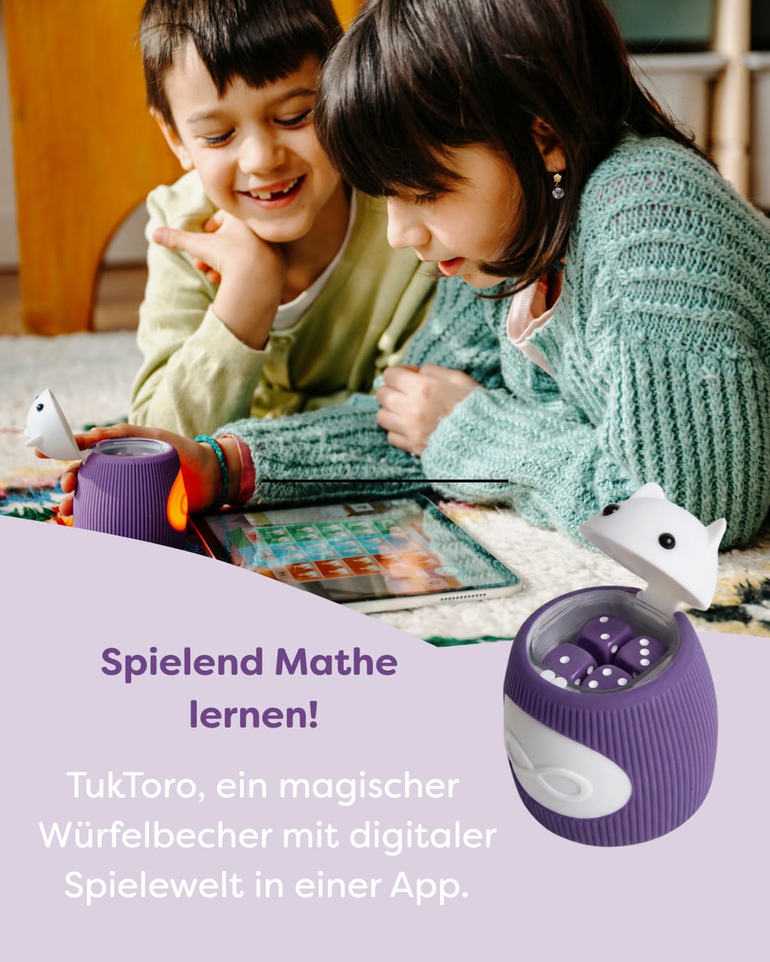 Mathe Lernbegleiter zum Zahlenlernen | Pädagogisches Spielzeug ab 3 Jahren für logisches Denken & Feinmotorik I Lernspielzeug Lernspiel für Vorschulkinder I Vorschule Lernspiel Kinder