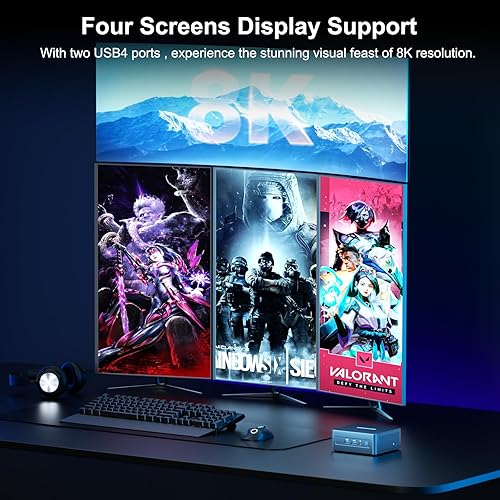 Miniatura 4 de GEEKOM Mini PC Mini IT13, 13 generación Intel i9-13900H NUC13 Mini computadoras (14 núcleos, 20 hilos) 32 GB DDR42TB PCIe Gen 4 SSD Windows 11 Pro