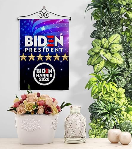 Miniatura 11 de Bandera de Biden Harris para colgar en la pared, diseño de bandera del presidente de la elección, regalo de doble cara