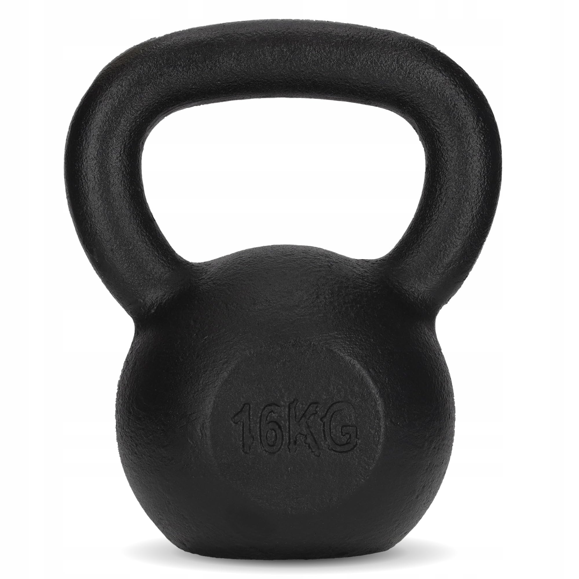 KETTLEBELL ODWAŻNIK HANTEL KETTLE ŻELIWNY OBCIĄŻNIK ĆWICZEŃ TRENINGU 16 KG