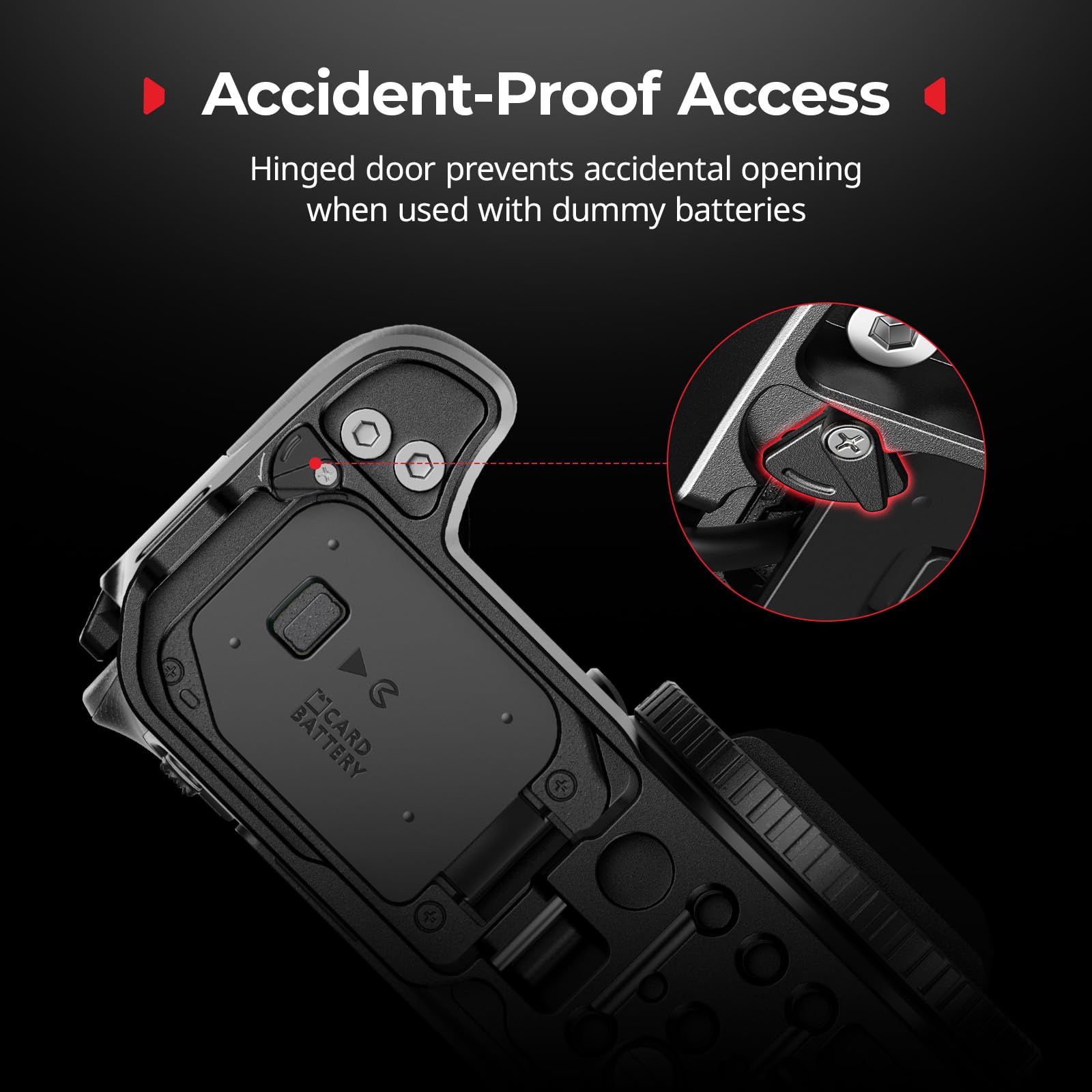 SMALLRIG Kit de Cage HawkLock pour Nikon ZR, Plaque de Batterie à Monture V, Poignée Supérieure, Serre-câble HDMI, Système de Fixation Rapide Intégré pour Arca - 6113