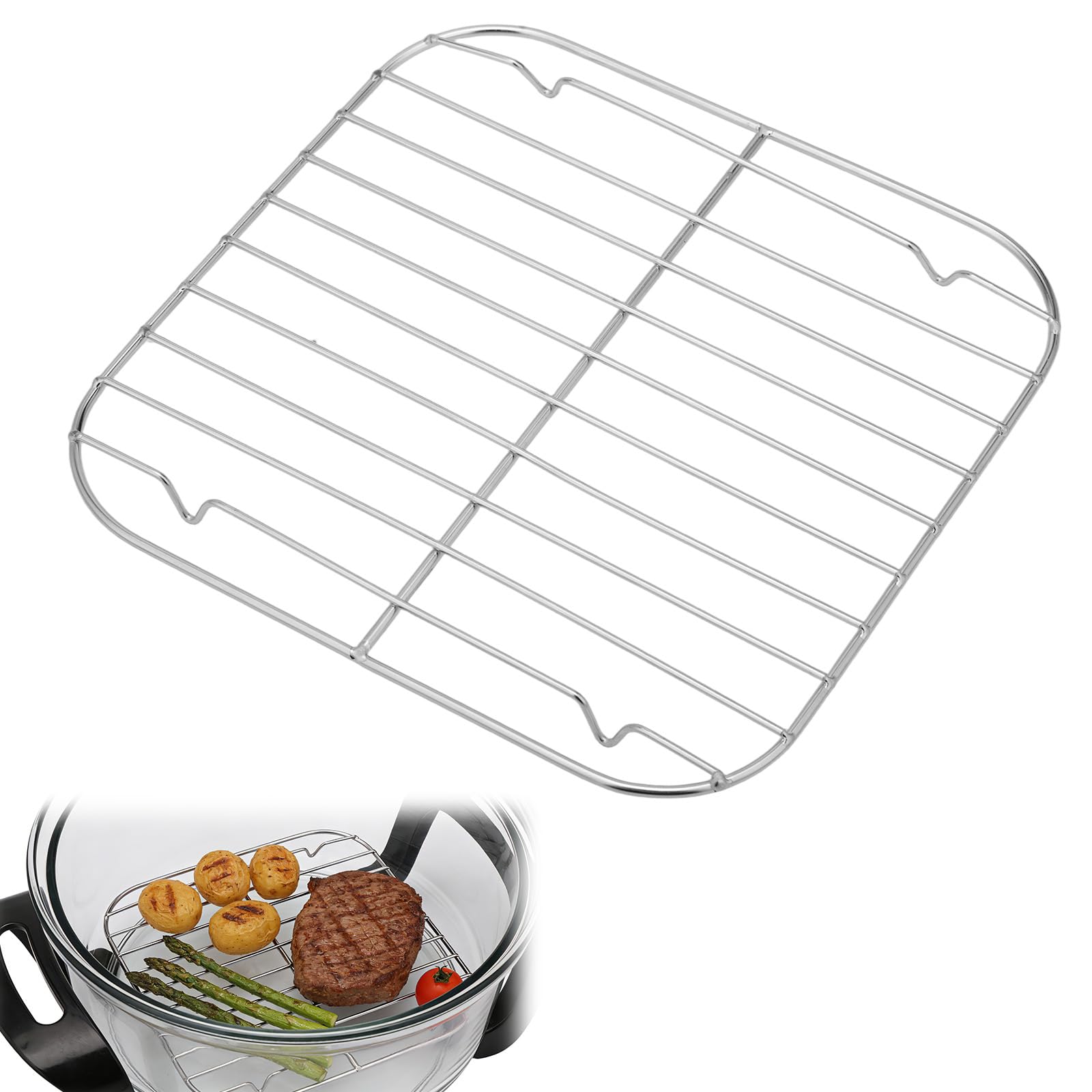 Amazon.com: Air Fryer Crisper Rack, 304 Stainless Steel