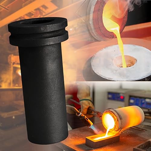 Miniatura 4 de Molde de fundición de 2.2lbs de arcilla de grafito para fundición de cruz, color dorado, plata, cobre, latón, aluminio, para fundición de chatarra