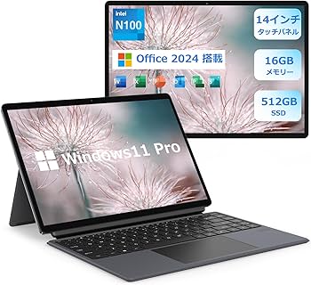 【ワンオーナ、2024購入】Win11Pro正規対応2in1タブレットPC Amazon.co.jp: ZENAERO 2in1タブレット N100 Windows11 Pro