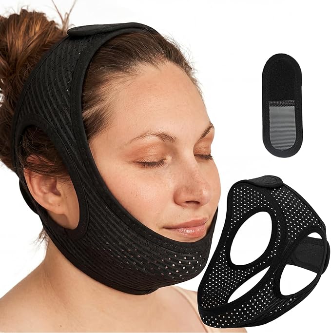 Sleep Helper: Comfortable Anti-Snoring Chin Strap for Optimal Sleep
