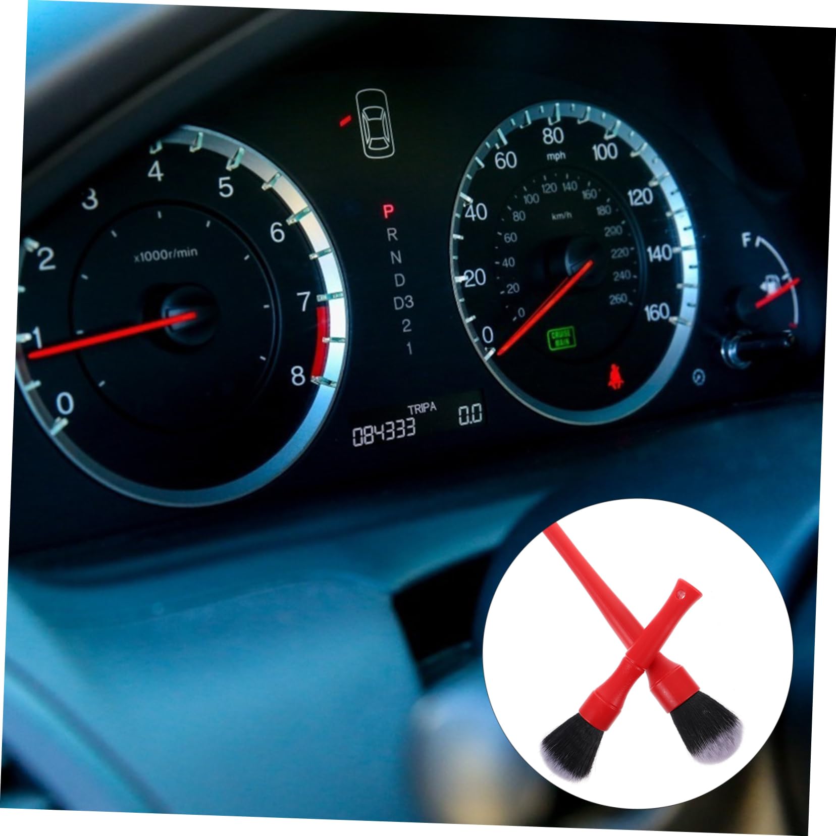 ULTECHNOVO 6stücke Ultraweiche Detailbürsten Für Auto Kratzfreie Reinigung Für Innen Und Außenflächen Für Armaturen Lüftungsschlitze Und Bildschirme Langlebige Borsten Müheloses