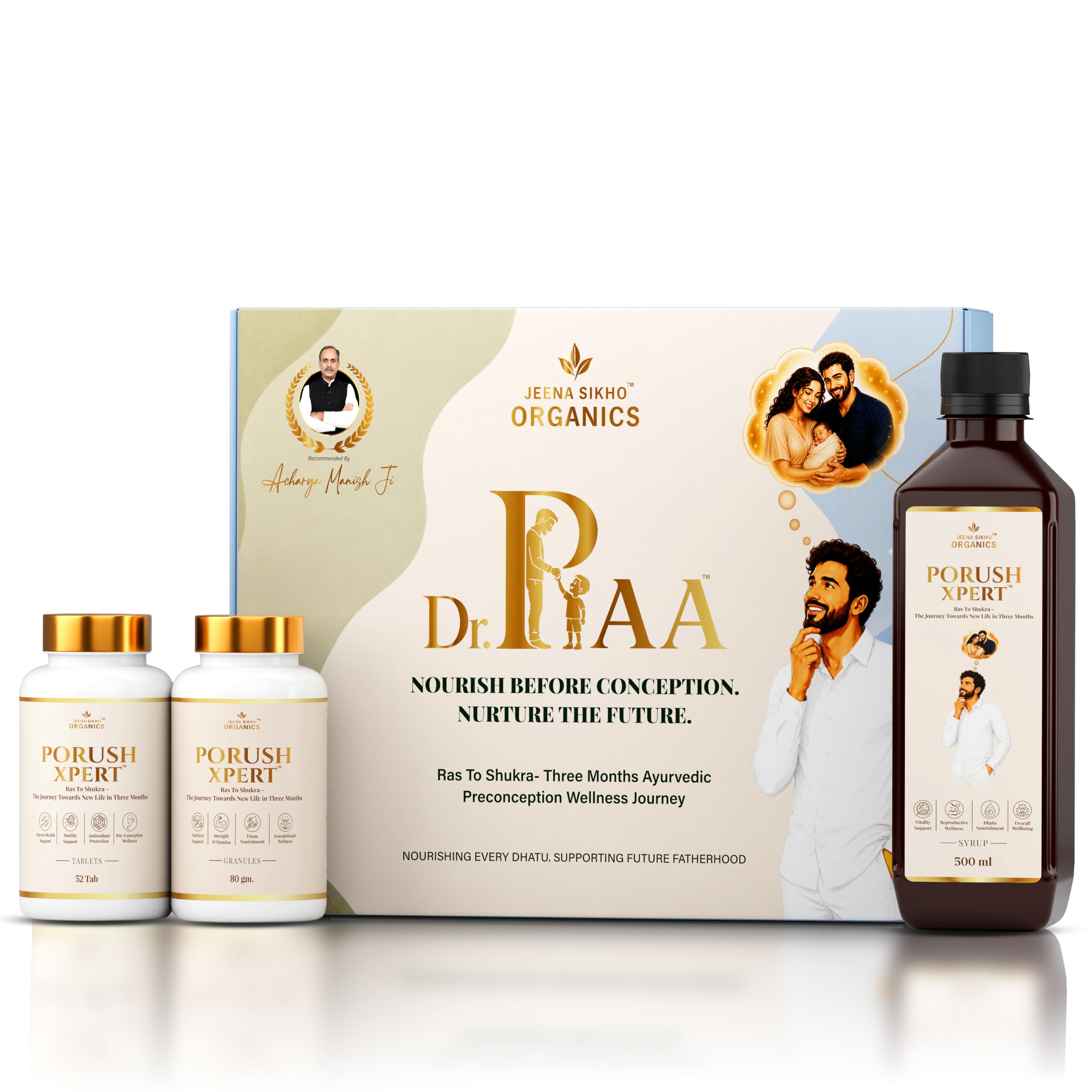 Dr Paa Kit (Porush Xpert Granules, Syrup & Tablets) | Herbal Wellness Kit for Men-picture-11