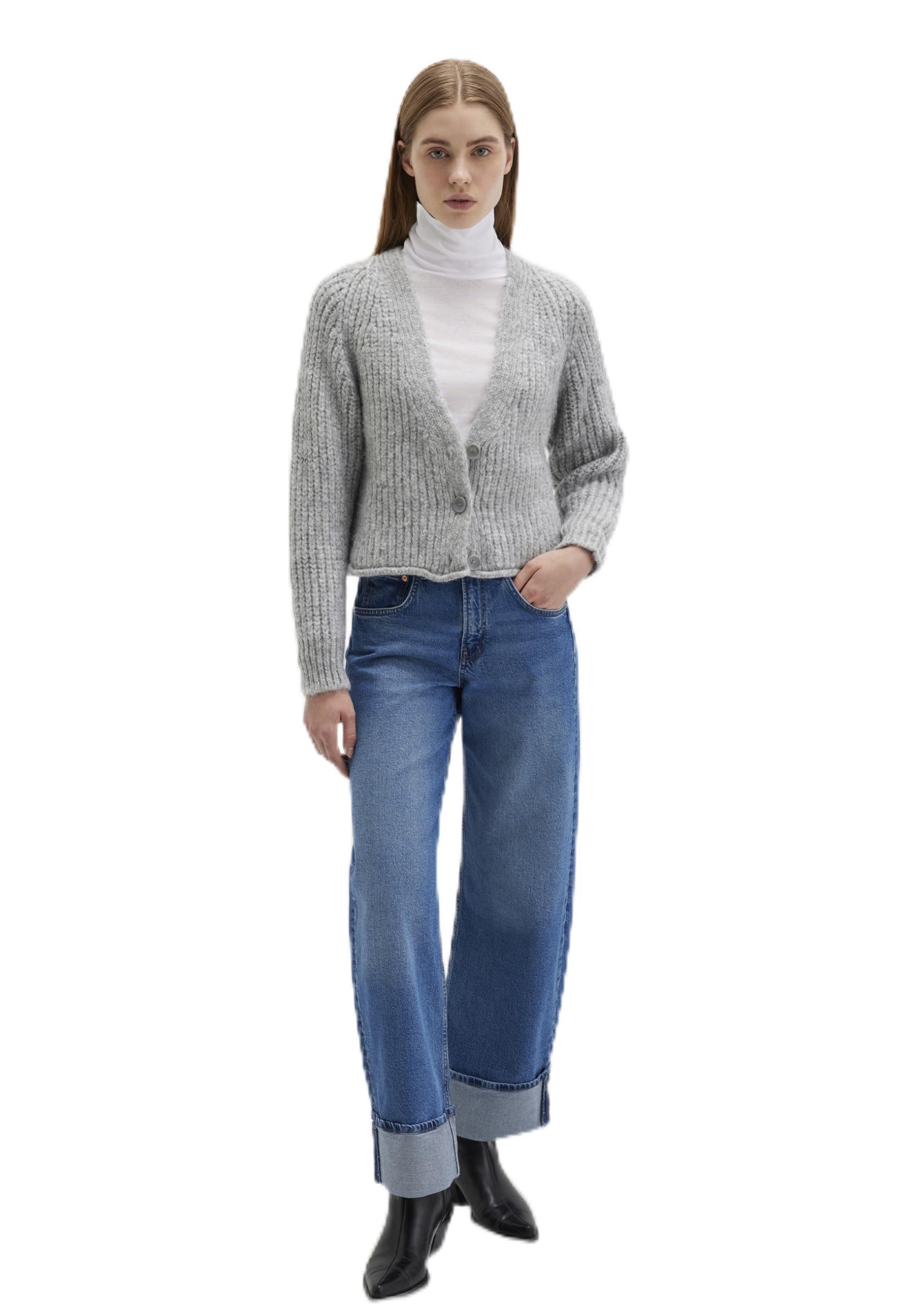 Mavi Damen Button Front Cardigan Strickjacke