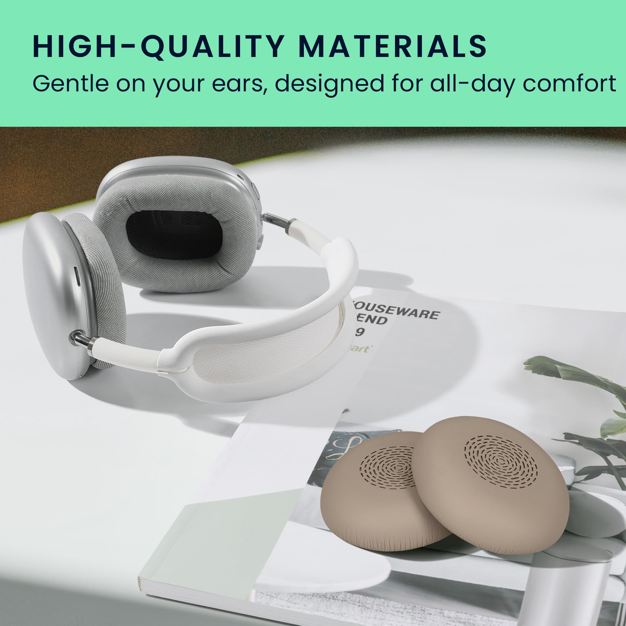Amazon | kwmobile イヤーパッド Jabra Evolve 2 75 イヤーパッド対応