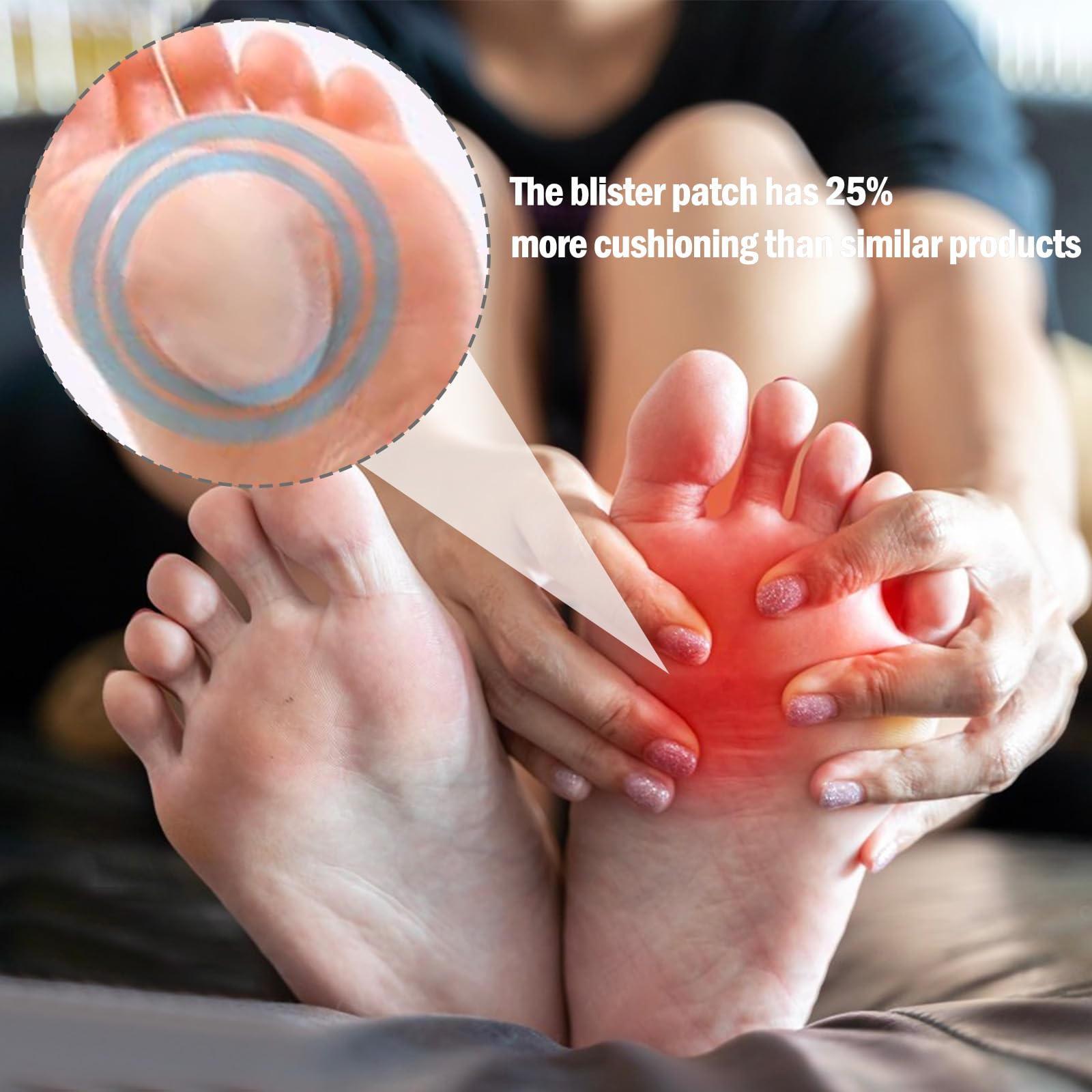 Cerotti per Vesciche Piedi, 24 Pezzi Cerotti Vesciche Talloni, Anti Vesciche per Scarpe Gel, Invisibilità Anti Vesciche Piedi, Adatto per Prevenzione Delle Vesciche del Piede Anti-Frizione del Tallone