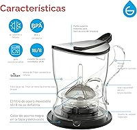 Vista 5 de GROSCHE Aberdeen - Infusor de té y tetera inteligente, sin BPA, diseño sin goteo, posavasos Fácil de preparar Fácil de limpiar Elaboración