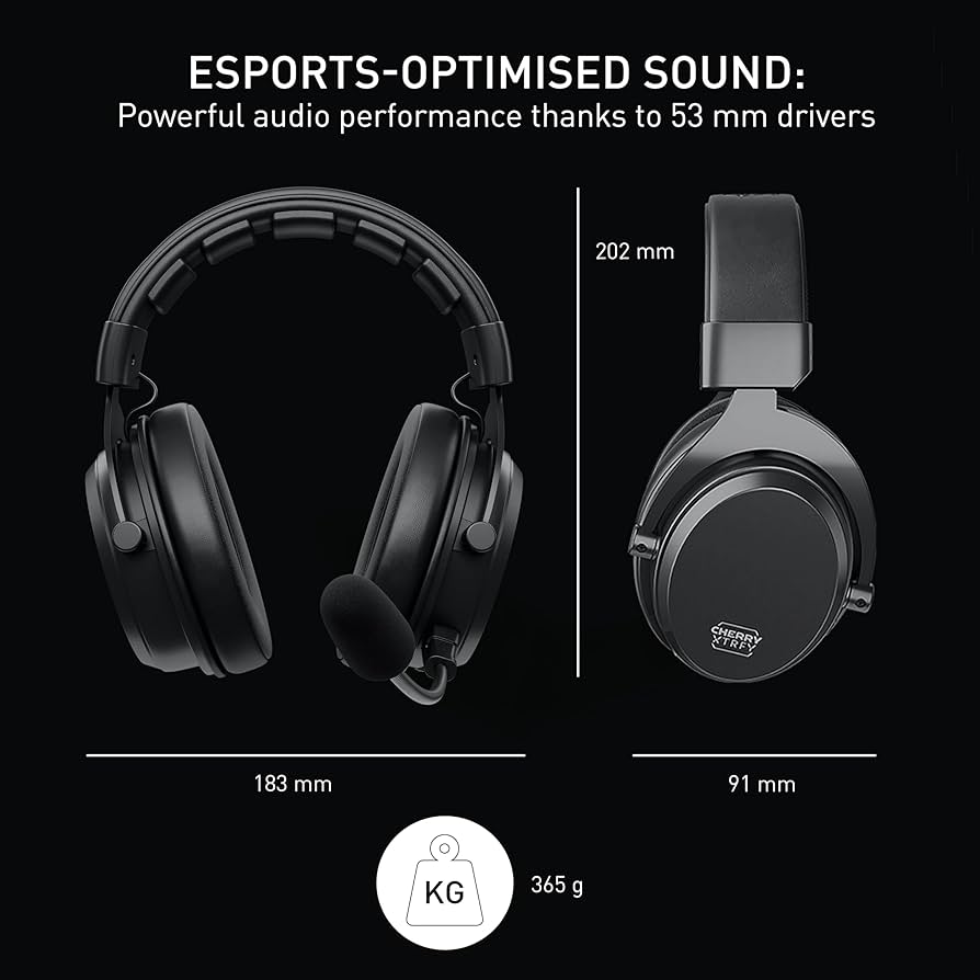 CHERRY XTRFY H3 ワイヤレスゲーミングヘッドフォン CHERRY XTRFY H3 Wireless｜ワイヤレスゲーミングヘッドセット