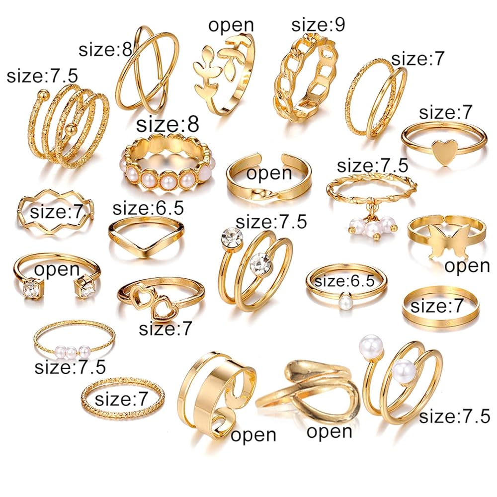 アクセサリー 925 vintage knuckle ring Amazon.com: 17IF 22P Golden Vintage Knuckle Ring Set for