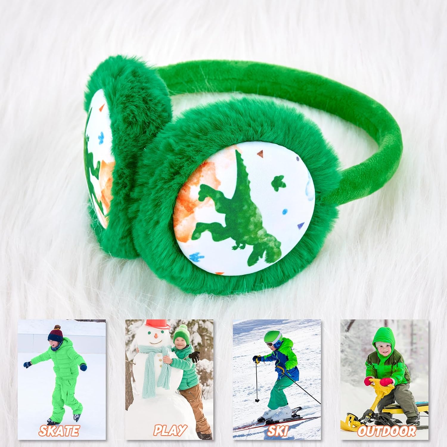 Kids Earmuffs Warmer Ear muffs Winter Fleece Earmuffs Warm Ear Covers for Toddle Girls Boys - Image 7