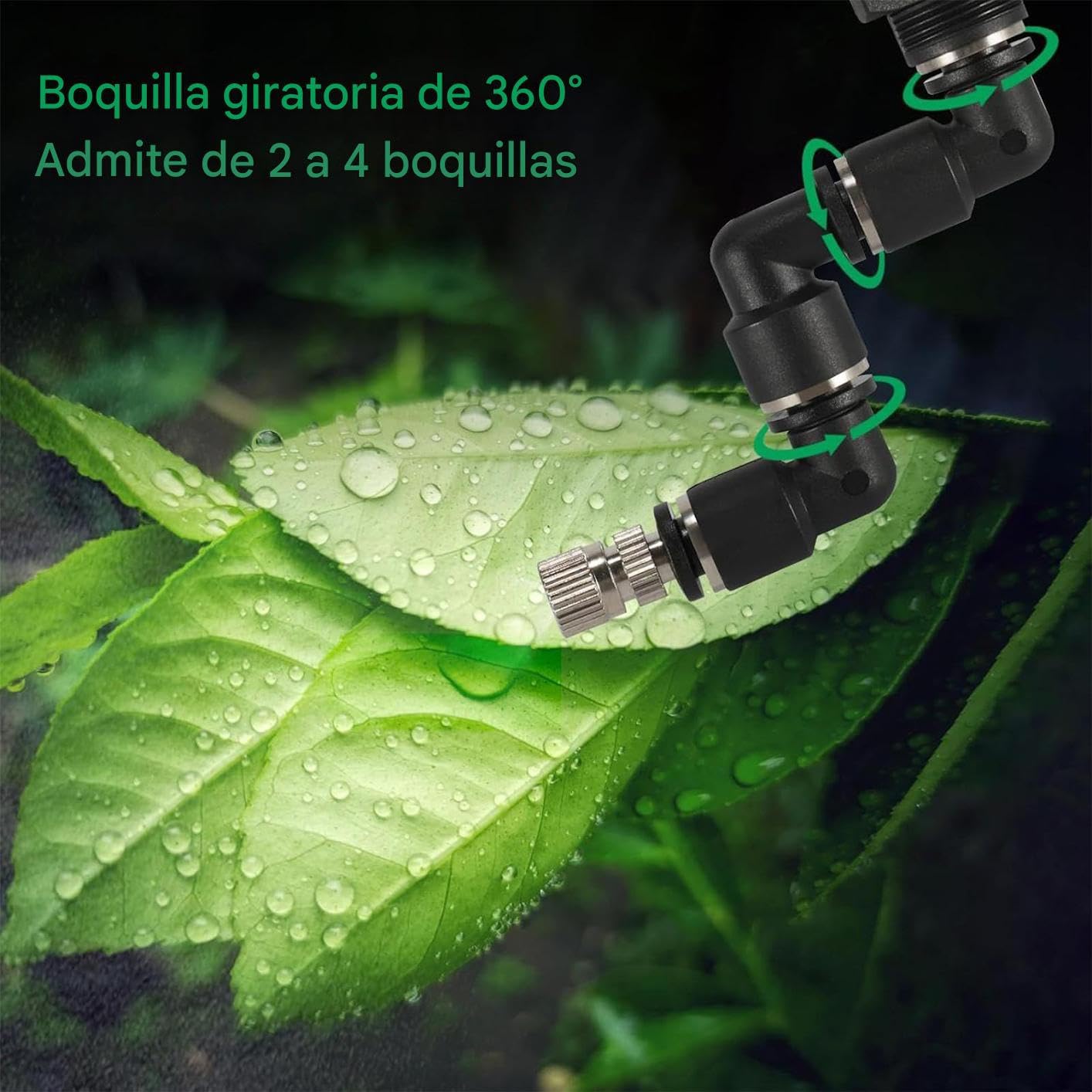 Humidificador Para Terrario De Reptiles | Pulverizador Automático con Temporizador | Pequeño Humificador de Niebla con Boquilla Ajustable 360°, Portátil para Lagartos Camaleones Anfibios